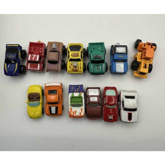 Vintage Micro Machines Mini Hot Wheels Lot‎ Of 13 80s 90s - Picture 2 of 16